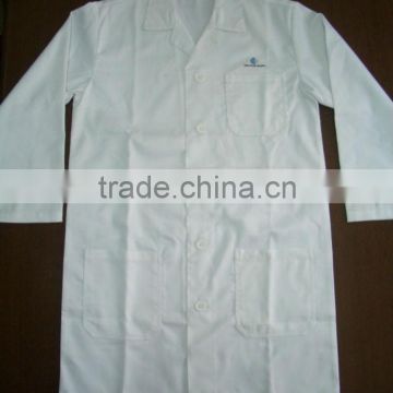 2015 doctor's cheap comfortable hot sales TC twill top china manufacture hospital uniform lab coat