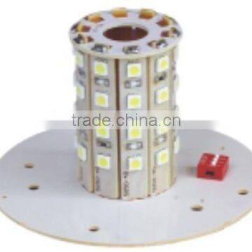 E-MARK SMD Flash Warning Light, ECE MARK 5050 SMD Toppower Warning Beacon(SR-BL-504S-3)Europe DIN Mount LED Beacons, 3 Functions