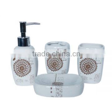 Home decoration ceramic bathroom accessories