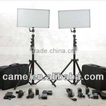 Batteries+Bi-Color 1752 LED Video Light Panel Studio Film Lighting