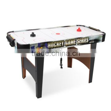 Luury 53 inch air flow air hockey table indoor competition ice hockey game table with powerful fan and cool graphic design