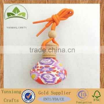 Eco Friendly Polymer Clay Car Hanging Perfume for Car Air Freshener