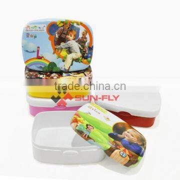 Sublimation Plastic Custom Printed Children Lunch Box Sandwich Box photo-2