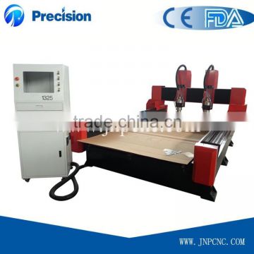 multi head wood cnc router for art work,furniture and wood toys 1325-2