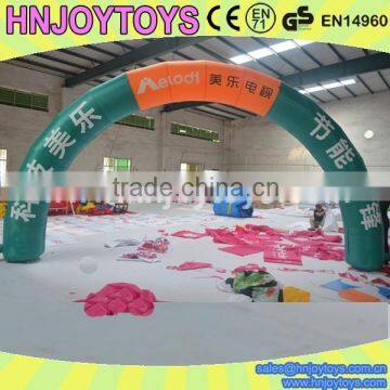 2016 high quality inflatable advertising arch door for commercial activity