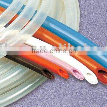 Silicone rubber tube in colors