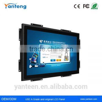 The front panel IP65 21.5inch Open frame lcd monitor with VGA+DVI interface