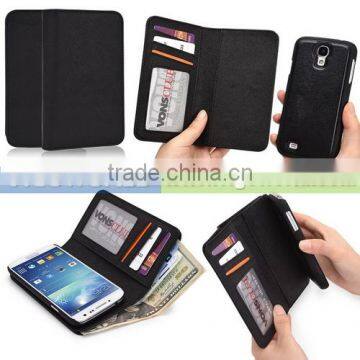 Detachable leather coating hard case for Samsung Note 3 N9000 wallet case