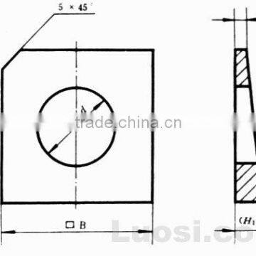 DIN 434 Square Washer