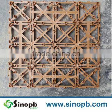 Wood composite modular deck DIY tile