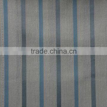 2016 New design bedroom jacquard chenille stripe curtain fabric from China