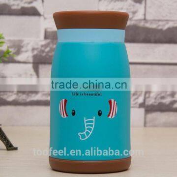 Wholesale 350ml Thermos Vacuum Mug/2016 Doulb Cover Silk Print Sports Travel Bottle/stainless Steel Water Bottle photo-2