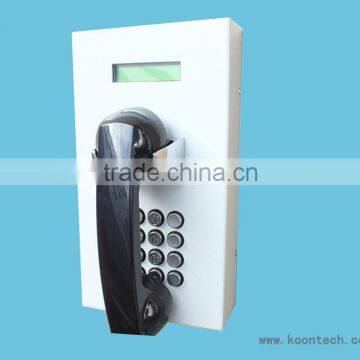 Koontech Professional Wall-mounted Emergency Phone Public service phone for Bank (KNZD-5LCD)