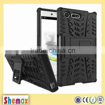 Cell phone case factory TPU+PC hybrid case for sony xperia x compact