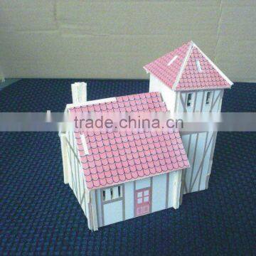 WOODEN TOY VILLA