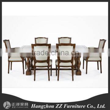 Classical style Solid Wood Dining Table And Chair