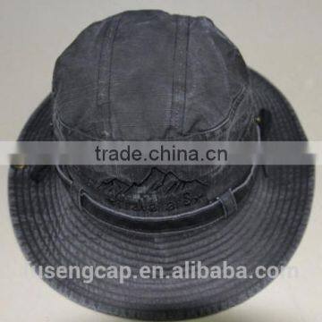 Fashion washed bucket fishing cap/hat