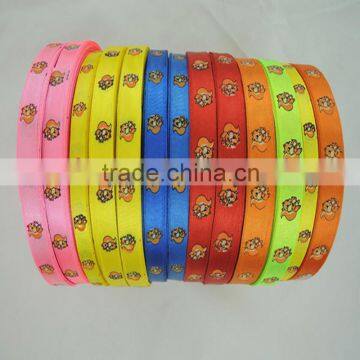 high quality best selling cheap custom wholesale medal satin polyester sublimation heat transfer printing ribbon