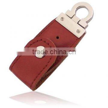 100% full capacity usb memory stick leather, Shenzhen customized leather case & usb keyboard, popular usb stick leather