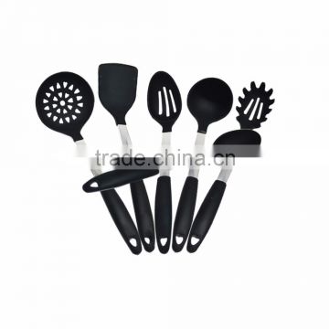 Black color non-stick silicone cooking tools for kitchen