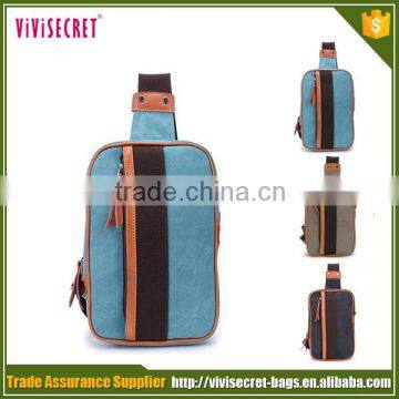 Vivisecret Fashion Style Men Top Quality Canvas Shoulder Bag photo-2