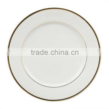 High quality small order Sublimation Plates with gold lines