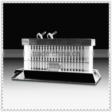 Crystal Engraved 3D Building Model For Collection