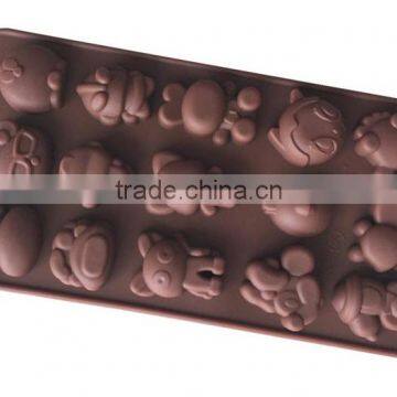 Cartoon 3D Animal Elephant Silicone Mold Cake Decorating Mold For Chocolate Soap Candy Arts & Crafts photo-3