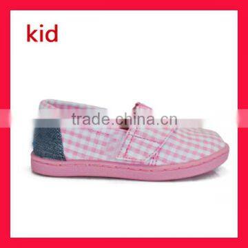 pink canvas shoes for girls floral pattern children