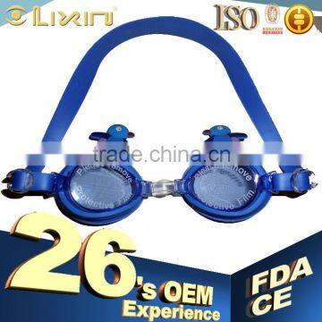 2014 cute swimming goggles with diopter