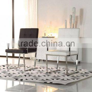 Elegent Design White Leather Dining Chairs C2020