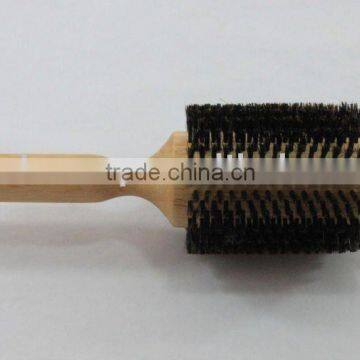 Wooden hair brush