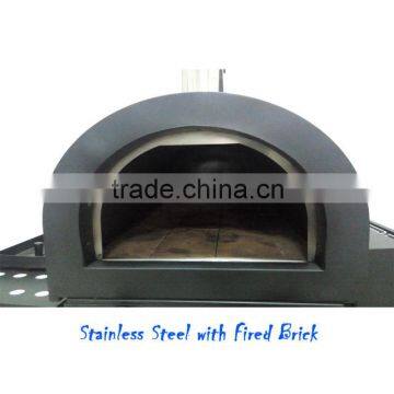 Outdoor Charcoal BBQ Grill Wood Fired Pizza Oven Baker photo-2