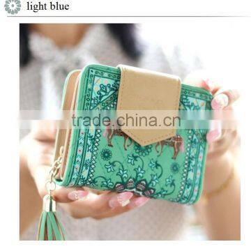 New Fashion Lady Women Lovely Purse Small Bag PU Card Holder Wallet