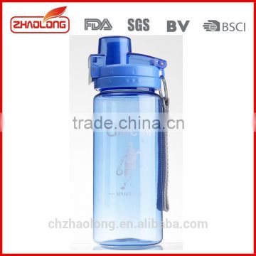 cheap light weight water bottle with straw and strap