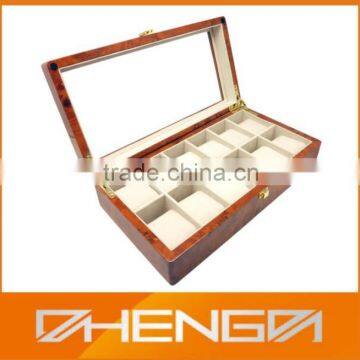 Best Sell Factory Custom Made Brown Leather Watch Storage Boxes With Pen (ZDS-F297) photo-2