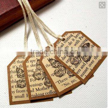 Christmas Holiday Custom Gift Paper Tag With String for Clothing photo-3