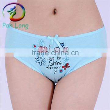 Women Sexy Briefs Panties Thongs G-string Lingerie printed cotton Underwear