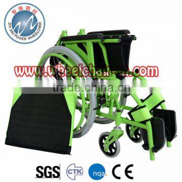 Green Magnesium Alloy material Manual wheelchair mobility chair