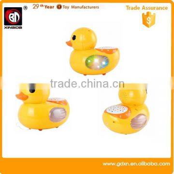 2015 Hot sell New Educational toy musical Baby Toys Yellow Duck learning macjhine