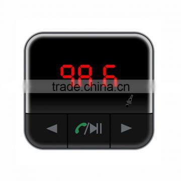 BC12 Dual USB Car Charger Bluetooth FM Transmitter Kit With APP Function, Support LCD Display / TF Card Music Play / Hands-free photo-5