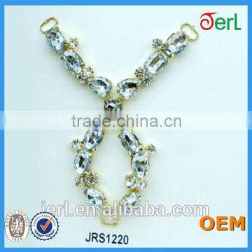 Wholesale Gold and Clear Crystal Rhinestone Sandal Chain