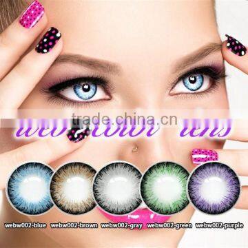 hot selling colorful new designed contact lens/shining big eyes