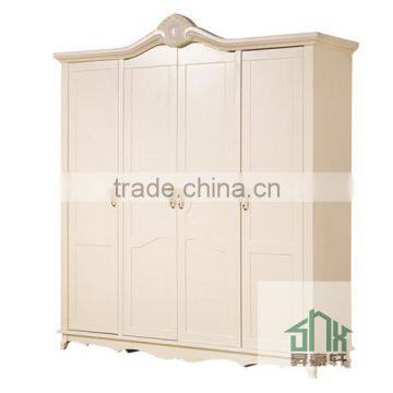 High quality kerala wood bedroom wardrobe model wardrobe wood HA-821# solid wood wardrobe