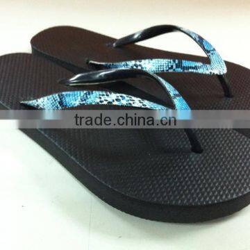 latest fancy women beach summer rubber import slipper china