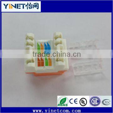 Cat.6 RJ45 unshielded module jack for cat 6 network cable connecting (Guangzhou supplier)