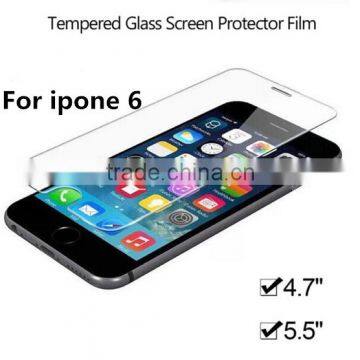 Colored tempered glass for iphone 6, Premium Slim tempered glass for mobile phone