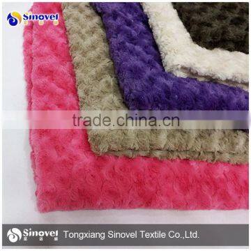 Faux Fur Fabric for Toys, PV Plush Fabric