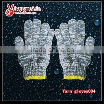 Mix Yarn Knit GLoves Cotton Stirng Knit Cotton Gloves Knitted Working GLoves PVC dot Palm Cotton Gloves Multi Color Gloves