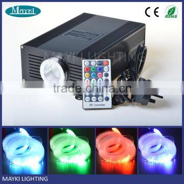 45W fiber optic home decor using light illuminator with RGB mixing colors changing